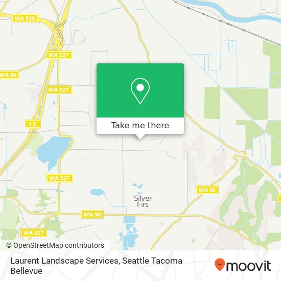 Laurent Landscape Services map