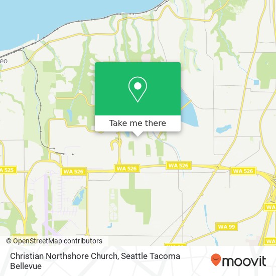 Christian Northshore Church map