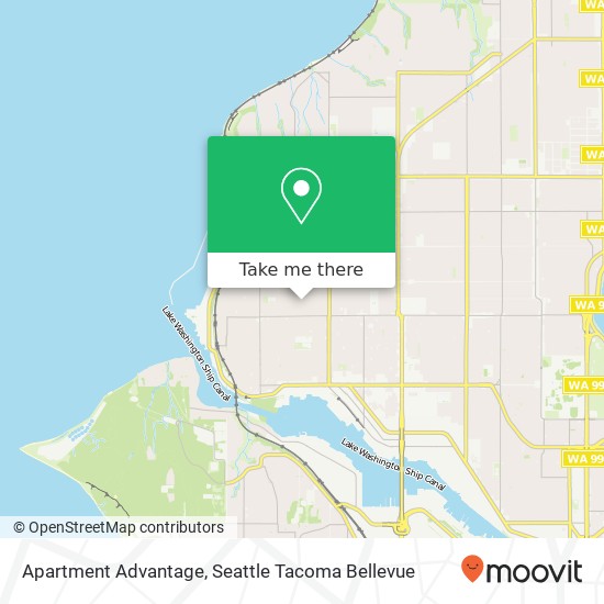Apartment Advantage map