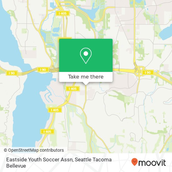 Mapa de Eastside Youth Soccer Assn