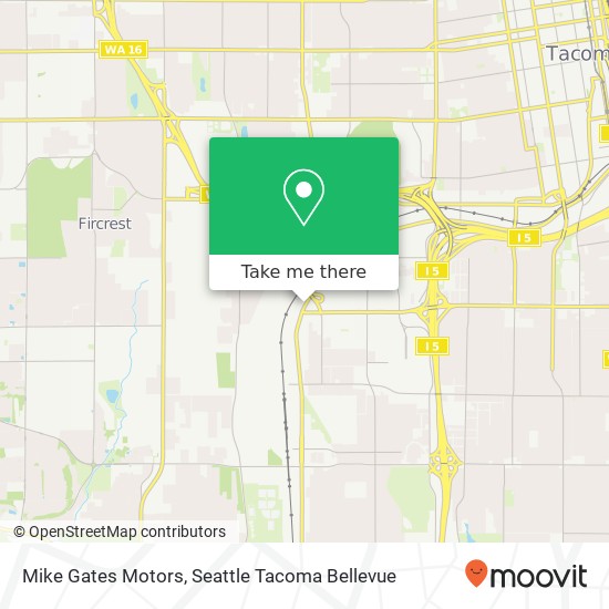 Mike Gates Motors map