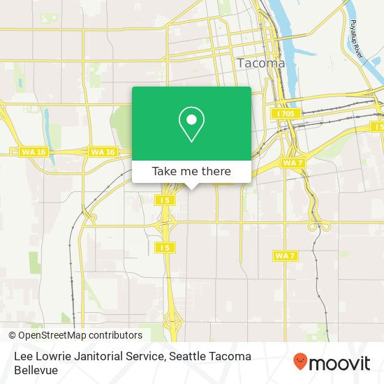 Lee Lowrie Janitorial Service map