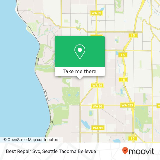 Best Repair Svc map