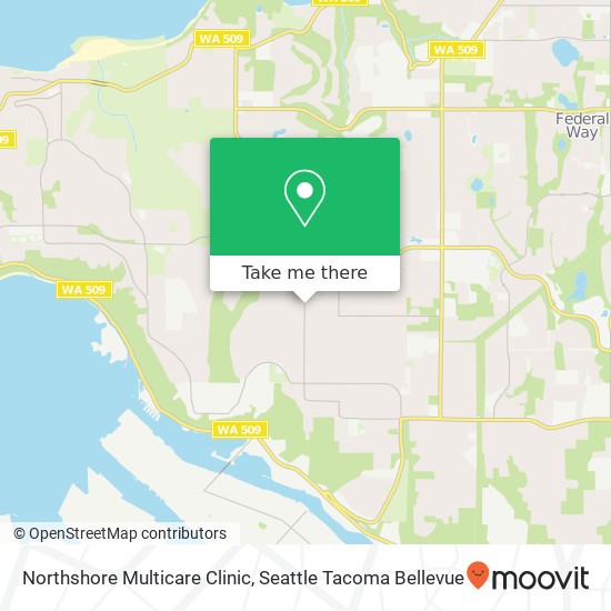 Northshore Multicare Clinic map