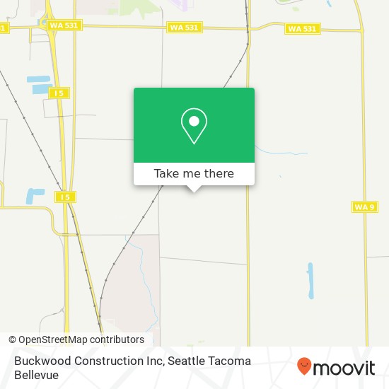 Mapa de Buckwood Construction Inc