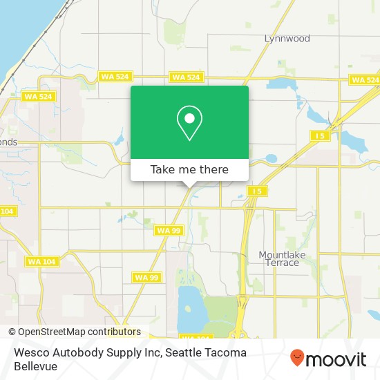 Wesco Autobody Supply Inc map