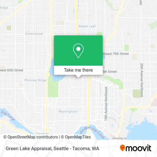 Green Lake Appraisal map