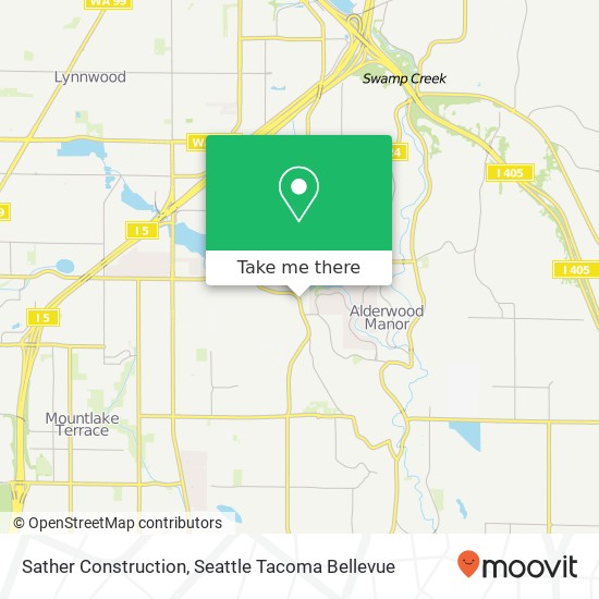 Sather Construction map