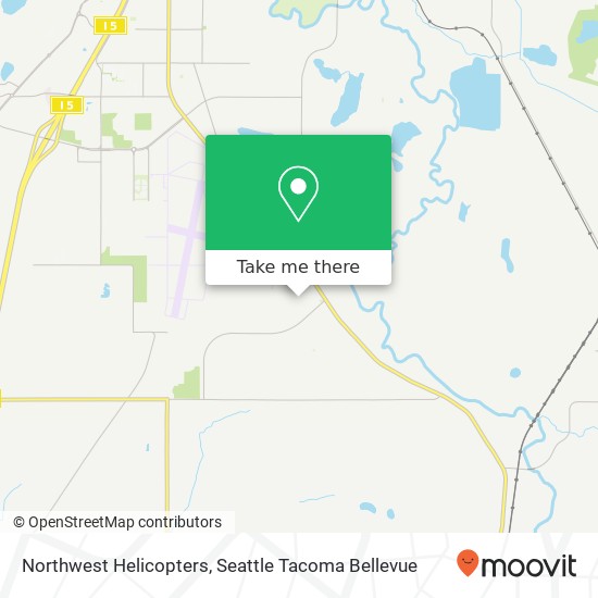 Northwest Helicopters map