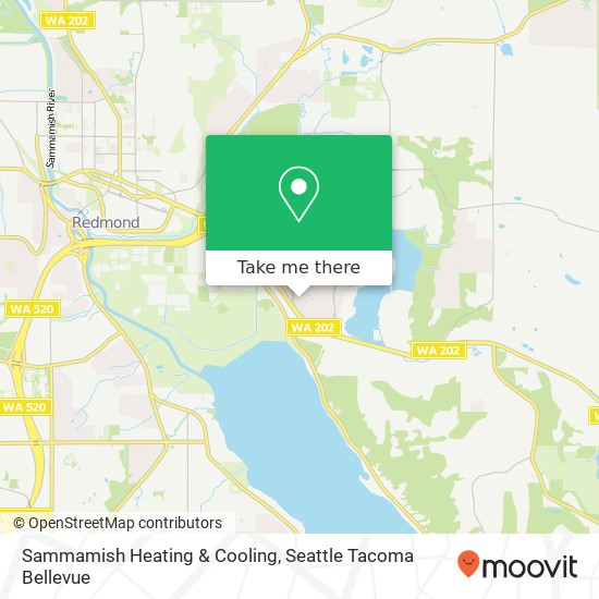 Mapa de Sammamish Heating & Cooling