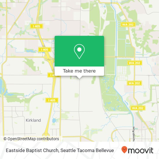 Eastside Baptist Church map