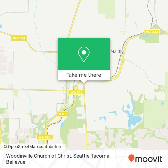 Woodinville Church of Christ map