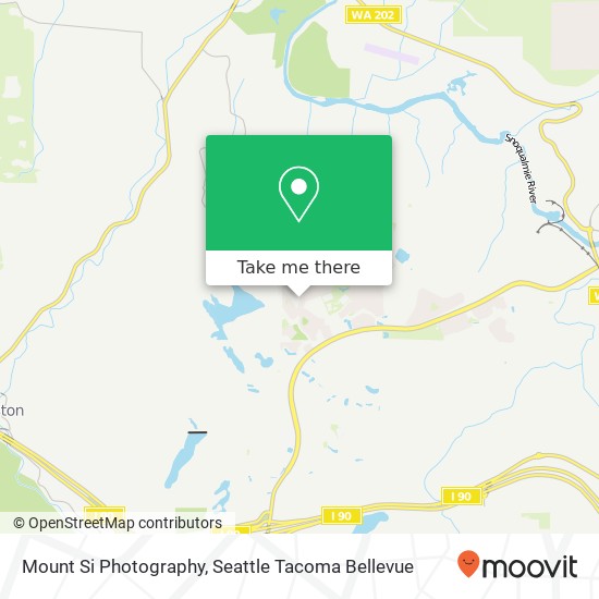 Mapa de Mount Si Photography