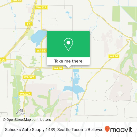 Mapa de Schucks Auto Supply 1439