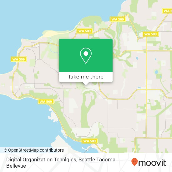 Digital Organization Tchnlgies map