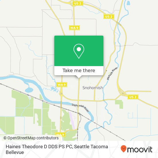 Haines Theodore D DDS PS PC map