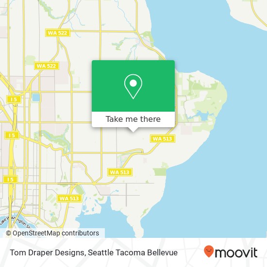 Mapa de Tom Draper Designs