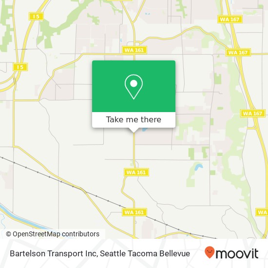 Bartelson Transport Inc map