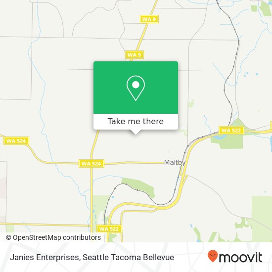 Janies Enterprises map