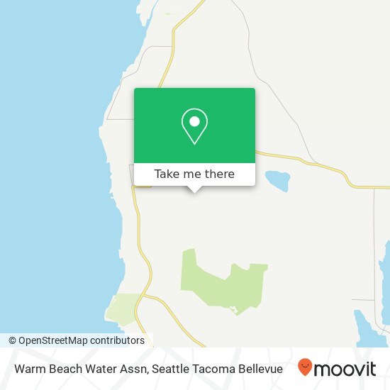 Warm Beach Water Assn map