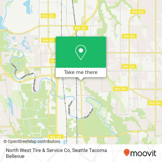 North West Tire & Service Co map