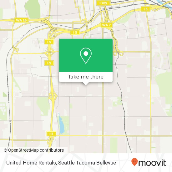 United Home Rentals map
