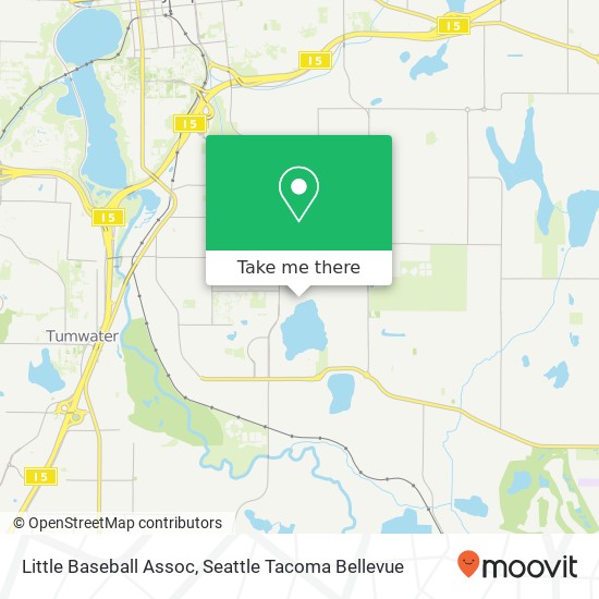 Little Baseball Assoc map