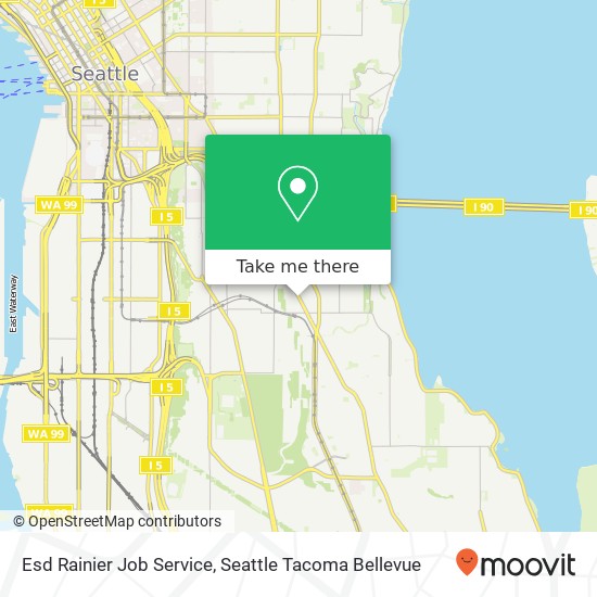 Esd Rainier Job Service map