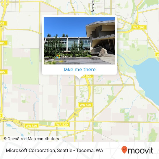 Microsoft Corporation map