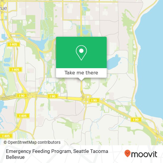 Emergency Feeding Program map