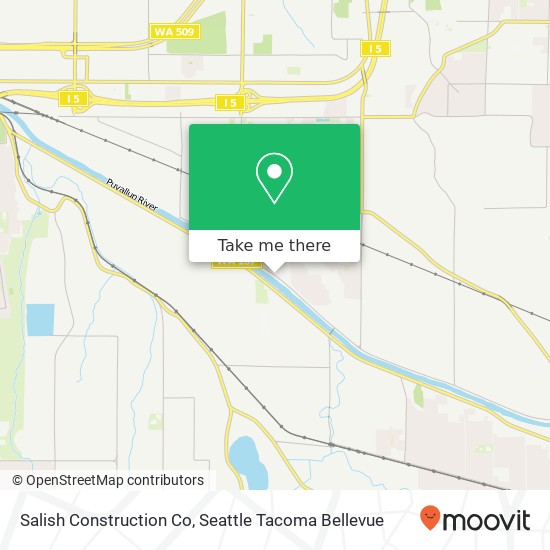 Mapa de Salish Construction Co