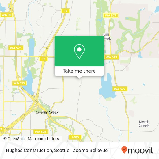Mapa de Hughes Construction