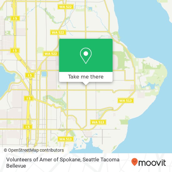 Mapa de Volunteers of Amer of Spokane