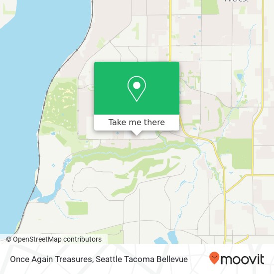 Once Again Treasures map