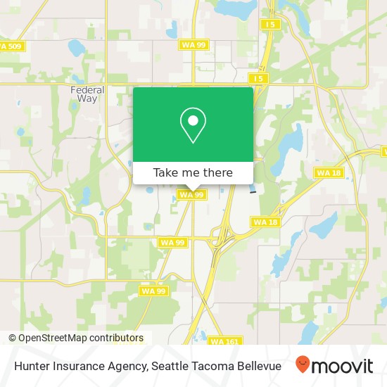 Mapa de Hunter Insurance Agency