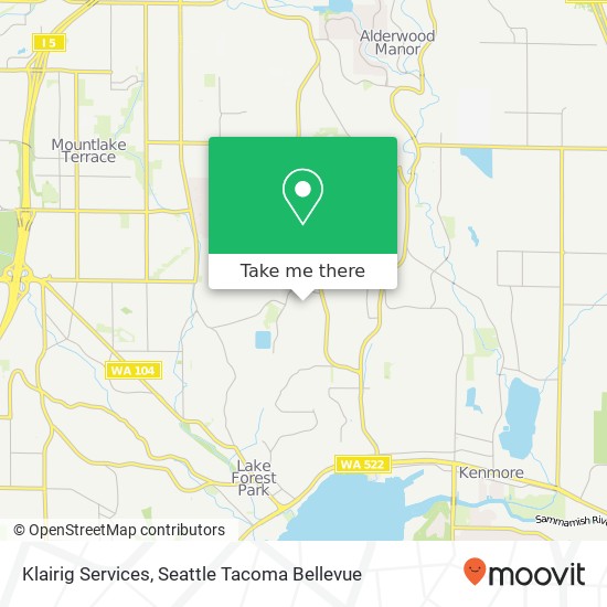 Klairig Services map
