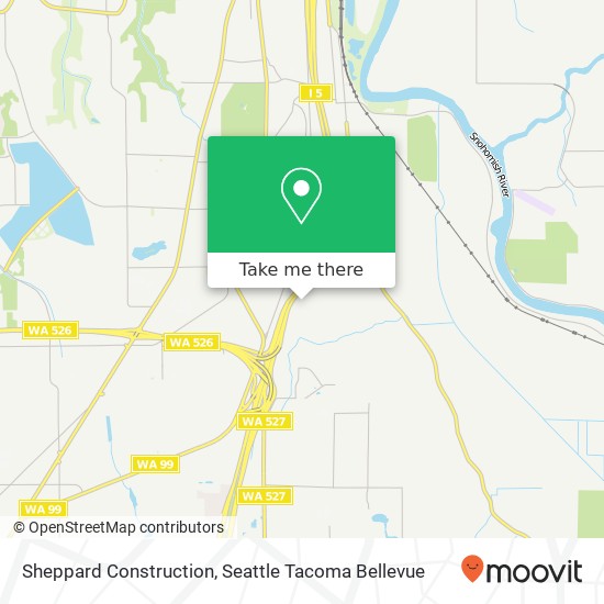 Sheppard Construction map