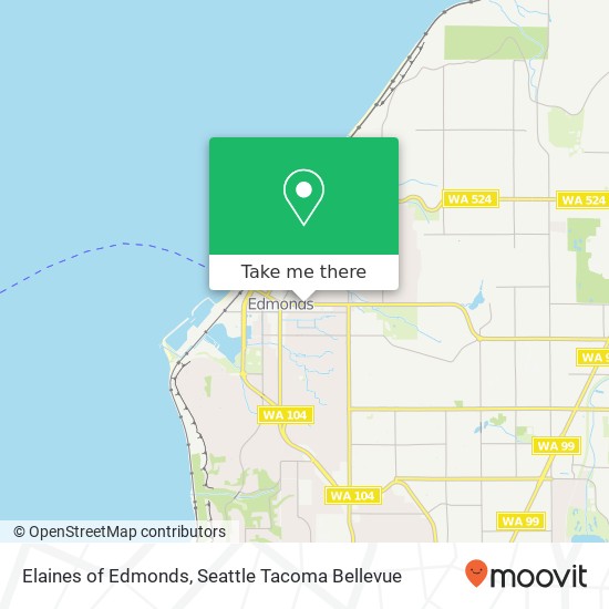 Elaines of Edmonds map