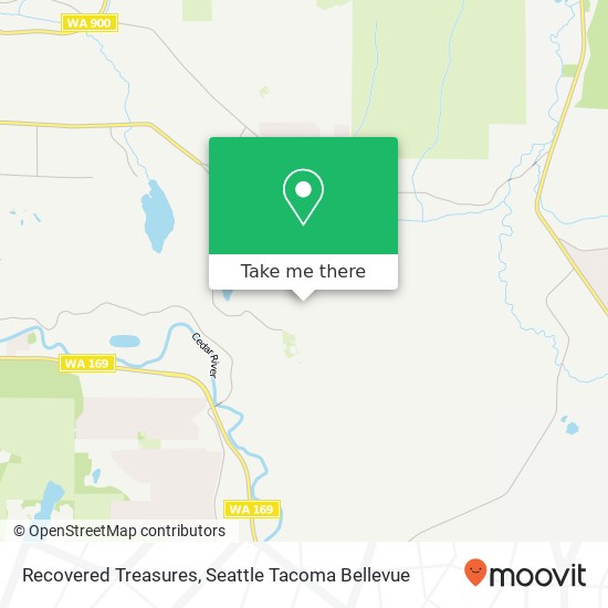 Recovered Treasures map