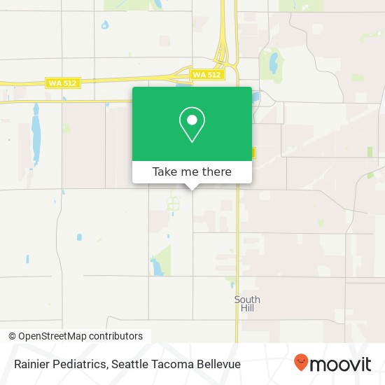 Rainier Pediatrics map