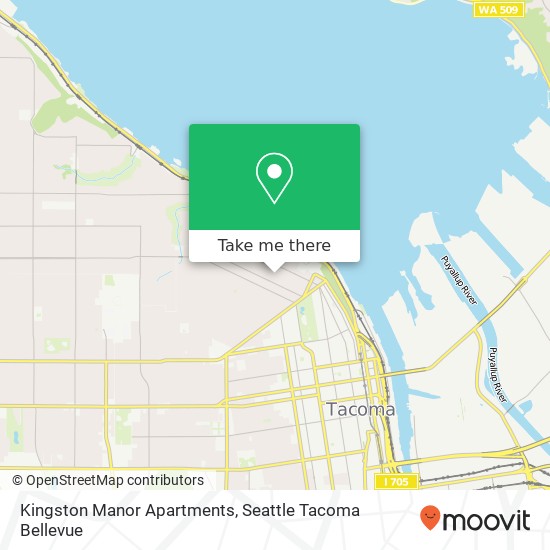 Kingston Manor Apartments map