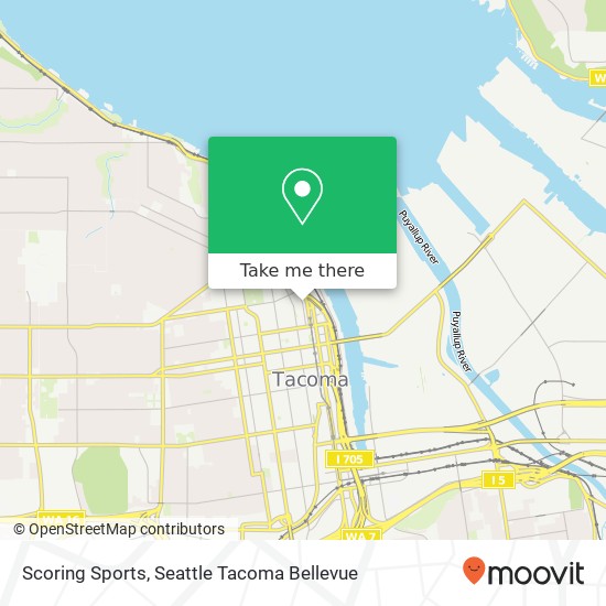 Scoring Sports map