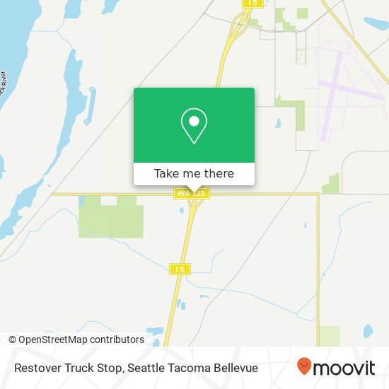 Restover Truck Stop map