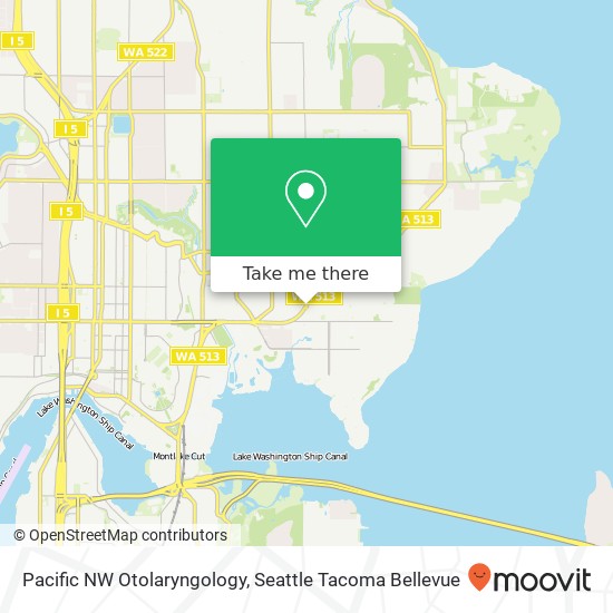 Mapa de Pacific NW Otolaryngology