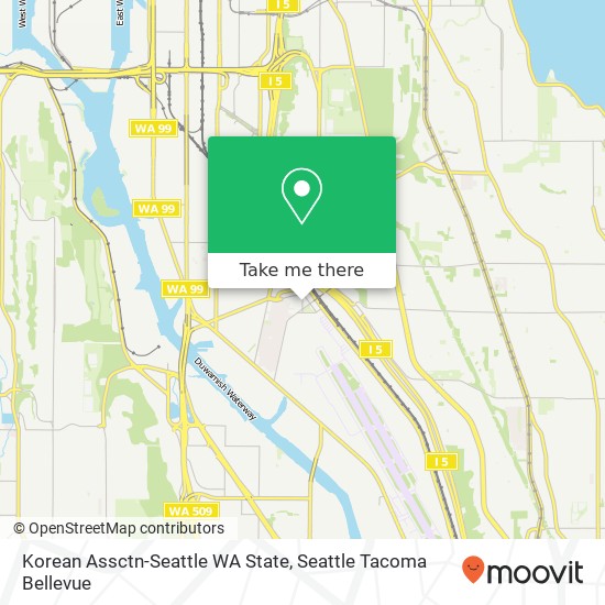 Korean Assctn-Seattle WA State map