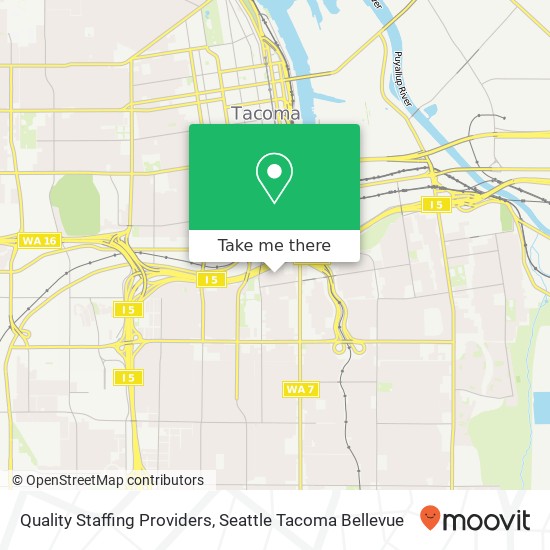 Quality Staffing Providers map