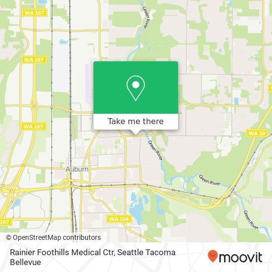 Rainier Foothills Medical Ctr map