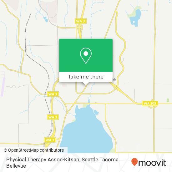 Mapa de Physical Therapy Assoc-Kitsap