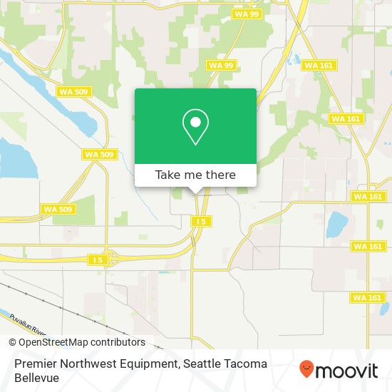 Premier Northwest Equipment map