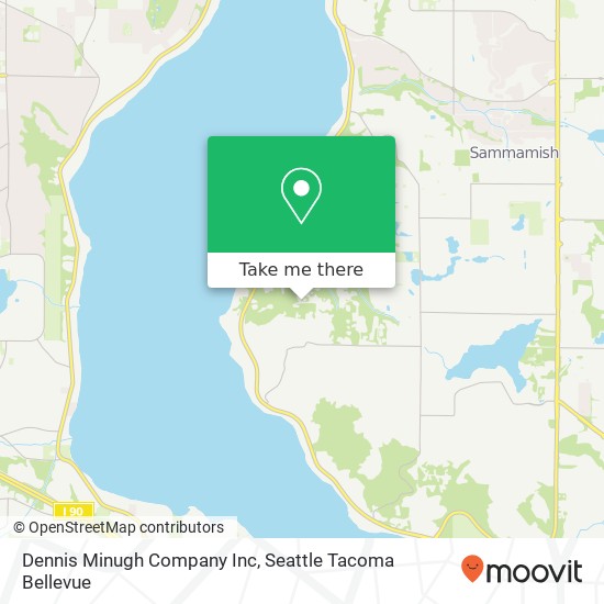 Dennis Minugh Company Inc map